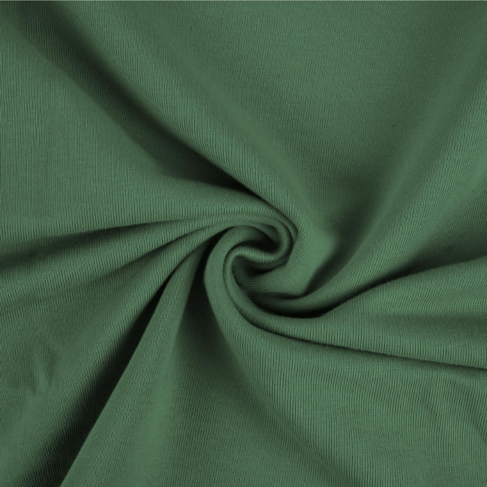 D-068- DUNKELGRÜN- Dicker Sommersweat 290g