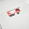 FIRE TRUCK / ladder - panel looped knit