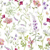 PASTELL BLUMEN - Viskose-Jersey