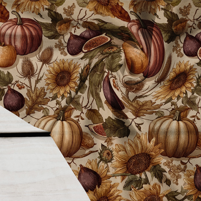 AUTUMN FLOWERS WZ. 28 - Crepe