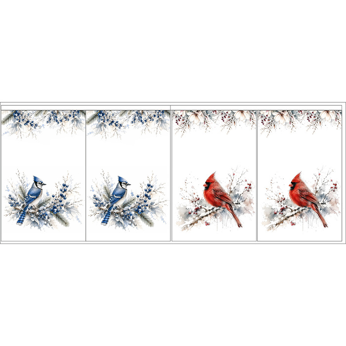 Gift pouches - WINTER WZ. 7 - sewing set - SMALL