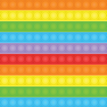 BLÄSCHEN / bunt - Baumwoll Webware