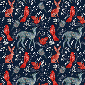 FOLKOWE ZWIERZĘTA wz. 2 (FOLKOWY LAS)