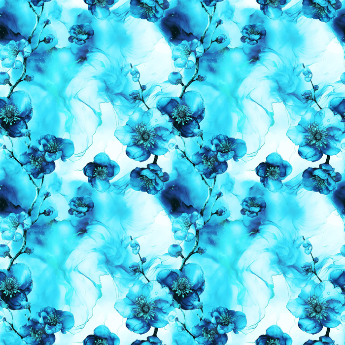 ALCOHOL PASTEL INK wz.7 blue - Krepa