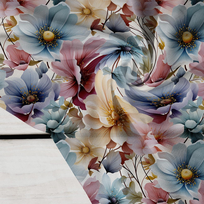 PASTEL FLOWERS WZ.13 - Crepe