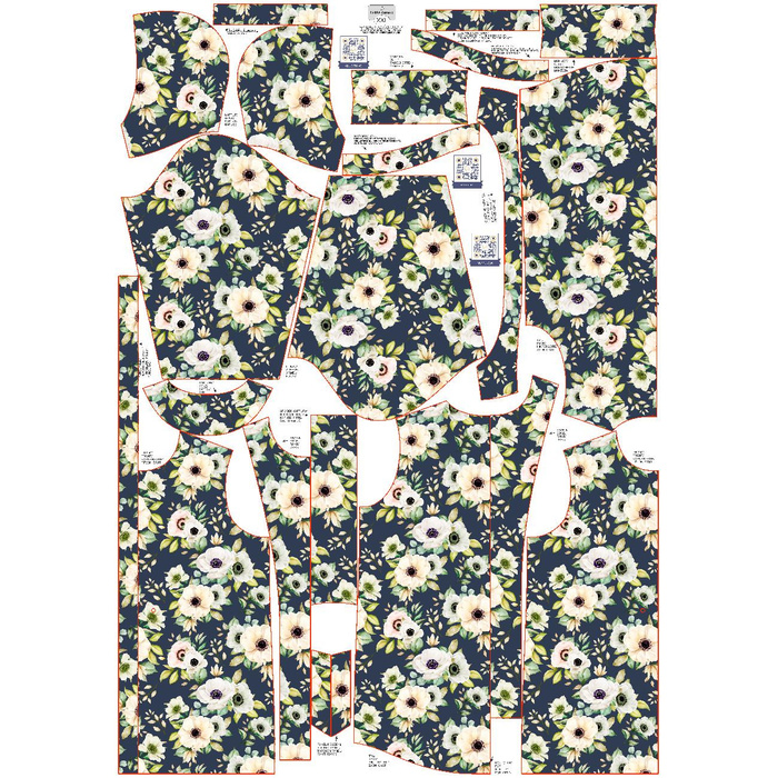 DAMENPARKA (ANNA) - KRONEN-ANEMONE - Softshell XL