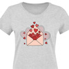 WOMEN’S T-SHIRT - VALENTINE'S LETTER (HAPPY VALENTINE’S DAY) - single jersey XXXL