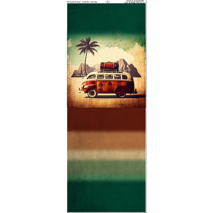 GYM BAG - VINTAGE TRAVEL PAT. 2 - big