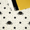 HALLOWEEN SPIDERS / ecru - looped knit SP250
