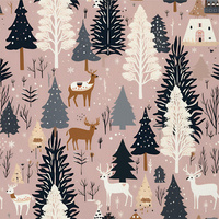 Pink Vintage Christmas wz. 4 - Thermo lycra