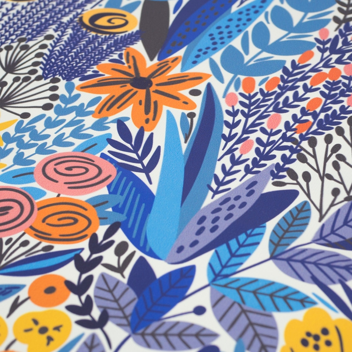 BUNTE WIESE - Regencapen Stoff 