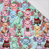 CHRISTMAS AXOLOTL - Single Jersey