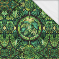 Stained Garden pat. 13 - panel (60cm x 50cm)- single jersey with elastane ITY