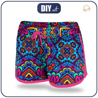 Women’s boardshorts - STAINED GLASS pat. 2 S