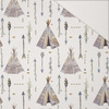INDIAN / tipi - Hydrofobní česaná teplákovina