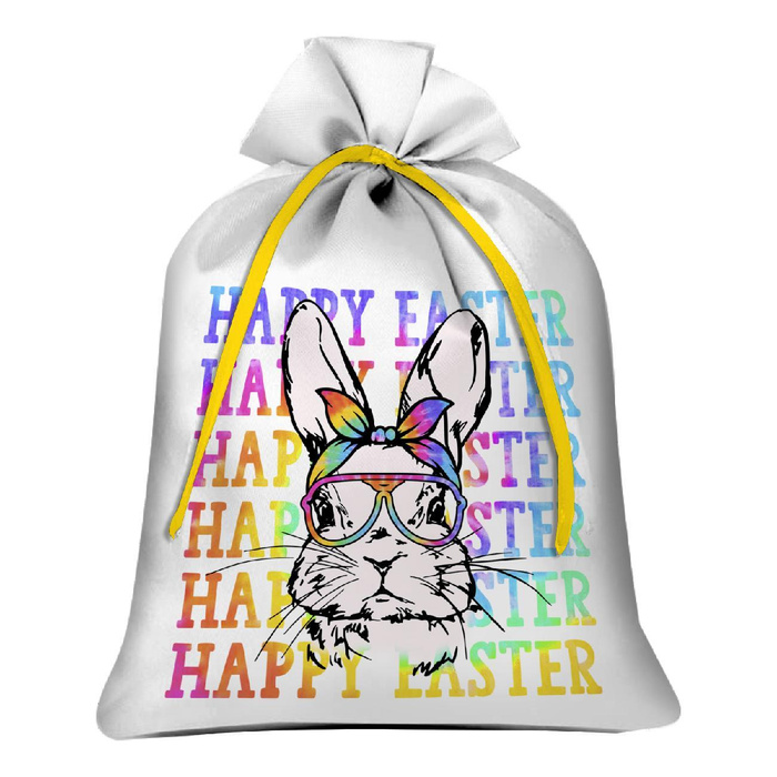 Gift pouches - HAPPY EASTER / neon - sewing set