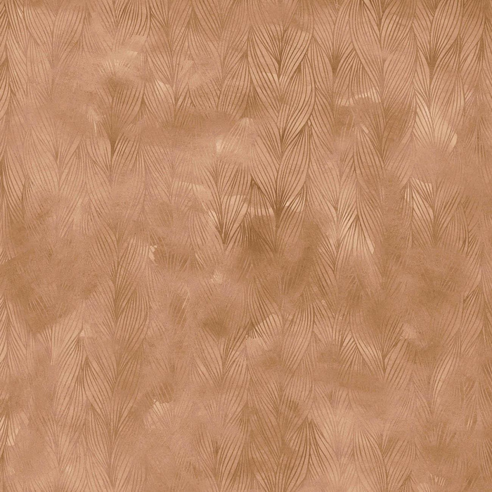BRAID pat. 2 / brown (SNOW LEOPARDS) - looped knit fabric