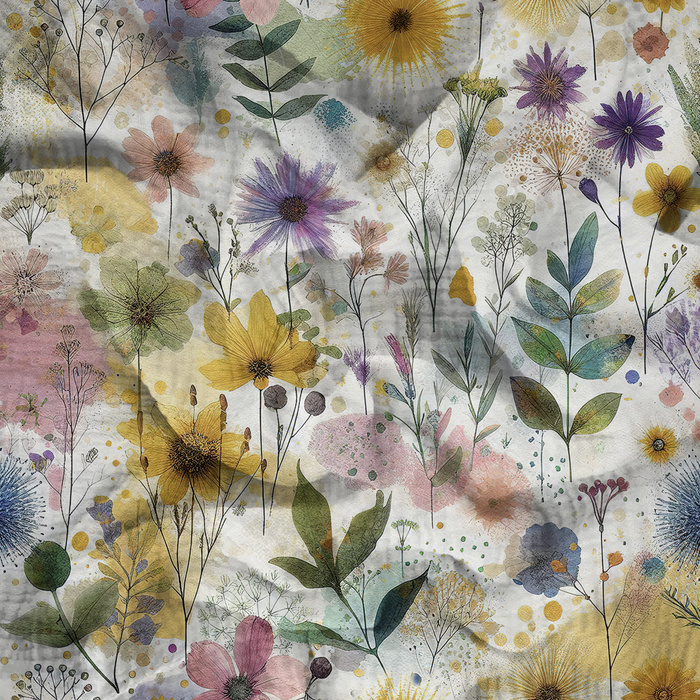 FLORAL REVERIE WZ. 4 - Baumwoll Musselin