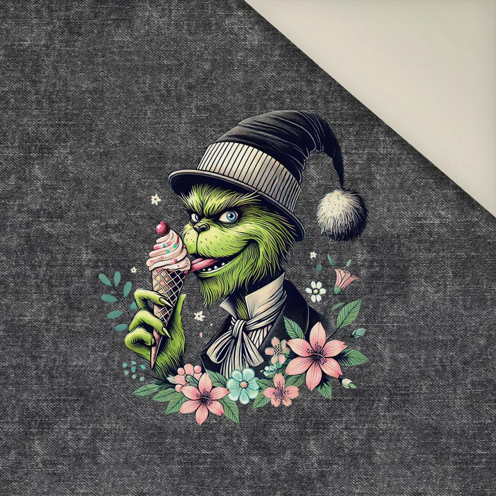 Funny Prankster   - Panel (60cm x 50cm)  Polster- Velours