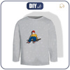 LONGSLEEVE - NOEL (SKATER) / grau - Single Jersey (122/128)