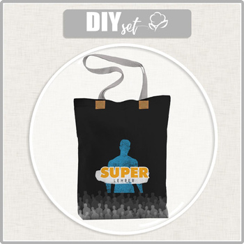 SHOPPER BAG - SUPER LEHRER - sewing set
