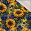 SUNFLOWERS wz. 4 - Wintersweat angeraut mit Elastan ITY