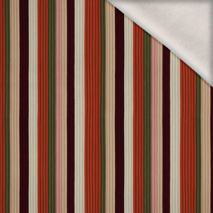 RETRO GEOMETRIC WZ. 13 - teplákovina počesaná s elastanem ITY