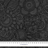 MEHNDI BLACK / melange graphite - lycra 300g