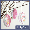 7 EASTER EGGS SEWING SET - RAINBOW FEATHERS