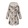 WOMEN'S PARKA (ANNA) - PASTEL FLOWERS WZ.2  - softshell S