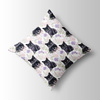 PASTEL BLACK CAT - Wintersweat angeraut mit Elastan ITY