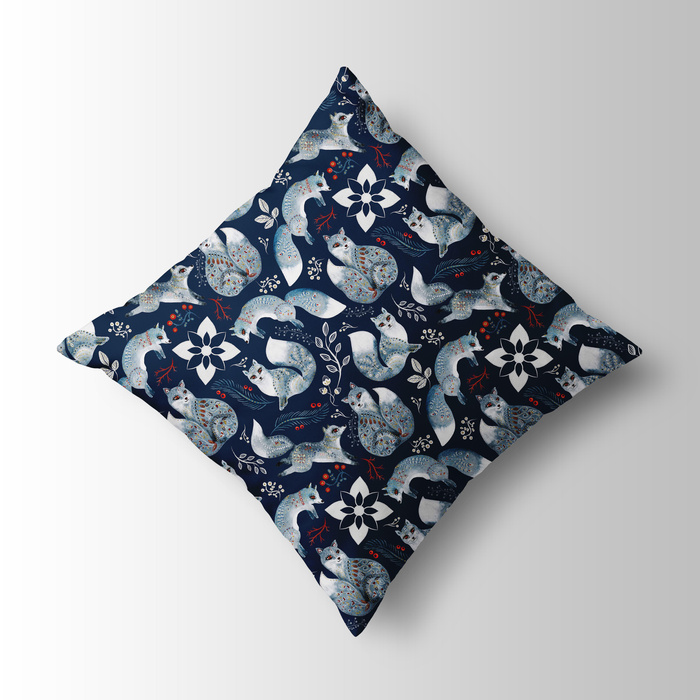 FOLK FOXES (FOLK FOREST)- single jersey with elastane ITY