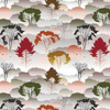 FOREST AT DAWN - Cotton woven fabric