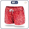 Damen Badeshorts - HIMBEEREN XL
