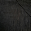 Cotton Muslin Double Gauze - BLACK