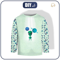 Longsleeve - ALIEN (SPACE EXPEDITION) / ACID WASH MINT - single jersey (146/152)