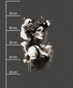 STEAMPUNK WOMEN - Paneel (60cm x 50cm) Wasserabweisende Webware