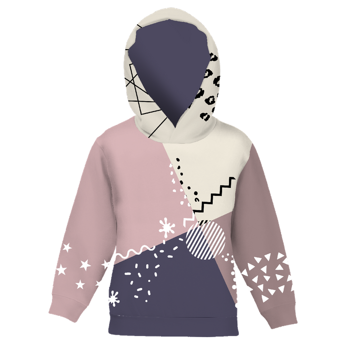 KID'S HOODIE (ALEX) - COLOR BLOCK pat. 2 - sewing set