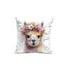 PILLOW 45X45 - WATERCOLOR LAMA - Cotton woven fabric - sewing set