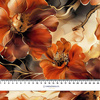 AUTUMN FLOWERS WZ.13- Slub Weave