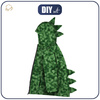 DĚTSKÁ BUNDA DINO (ZOE) - PIXELY Vz. 2 (olivová) - Sada šití (146-152)
