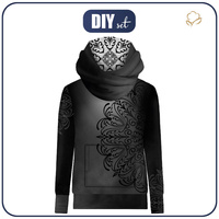 UNISEX HOODIE (HYDRA) - MISTY MANDALA - sewing set XS