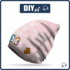 "Beanie" cap - CUTE UNICORNS PAT. 2 48-50