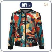 WOMEN’S BOMBER JACKET (KAMA) - EYES - sewing set M