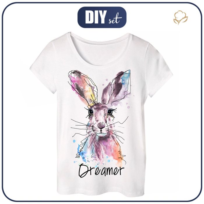 PIŻAMA-T-SHIRT - KRÓLIK / DREAMER - XL