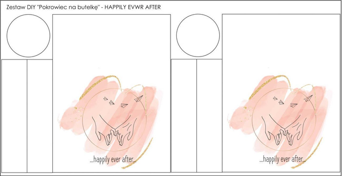 THE BOTTLE COVER - HAPPILY EVER AFTER... - DIY set
