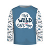 Longsleeve - DINO / THE WILD ONE - sewing set (122/128)