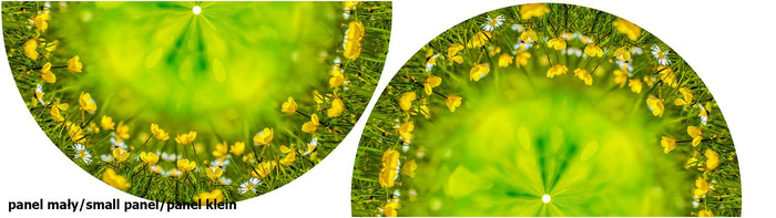 SUMPFDOTTERBLUME - Tellerrock-Panel 