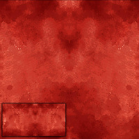 RED SPECKS - PANEL PANORAMICZNY 80 cm - czerwony