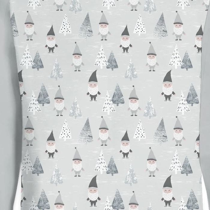 LONGSLEEVE - ZWERGE IM WALD (WALDZWERGE) / GRAU - Single Jersey (134/140)